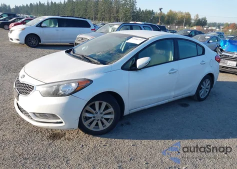 2016 Kia Forte Lx из США, поврежденный, VIN KNAFX4A67G5449945